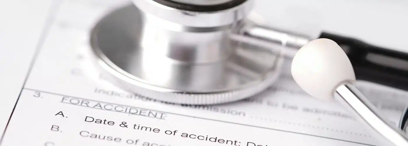Hospital bill form for car accident injury