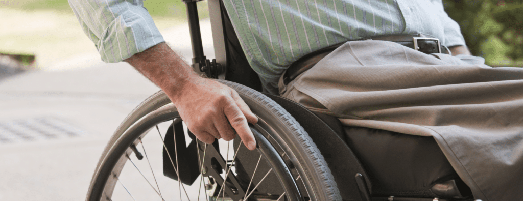 Man with Spinal Cord Injury in Wheelchair
