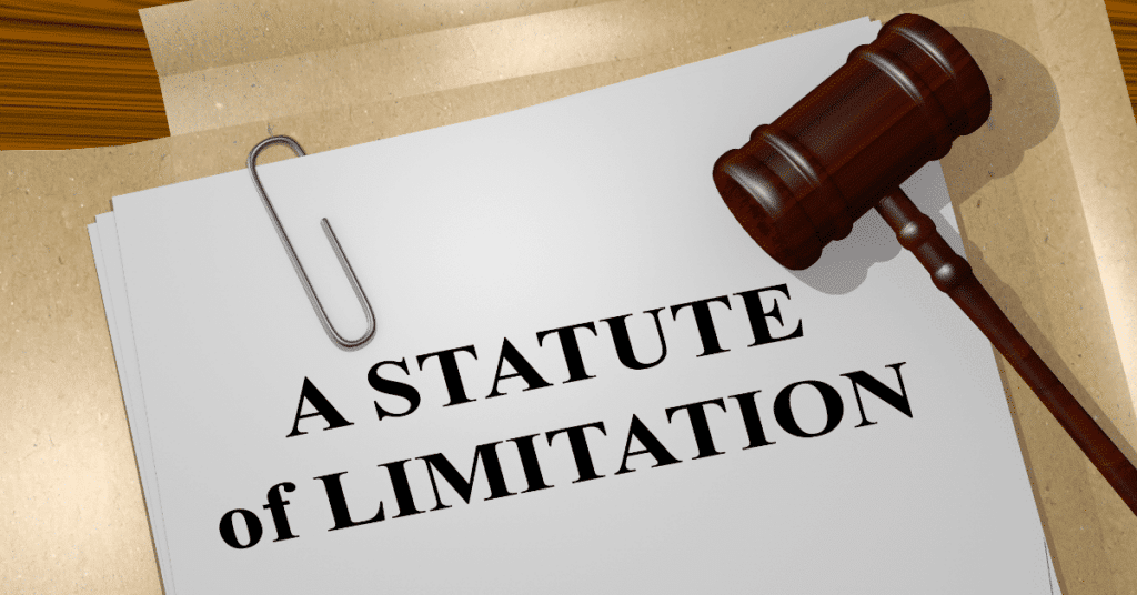 statute of limitations paper on clipboard