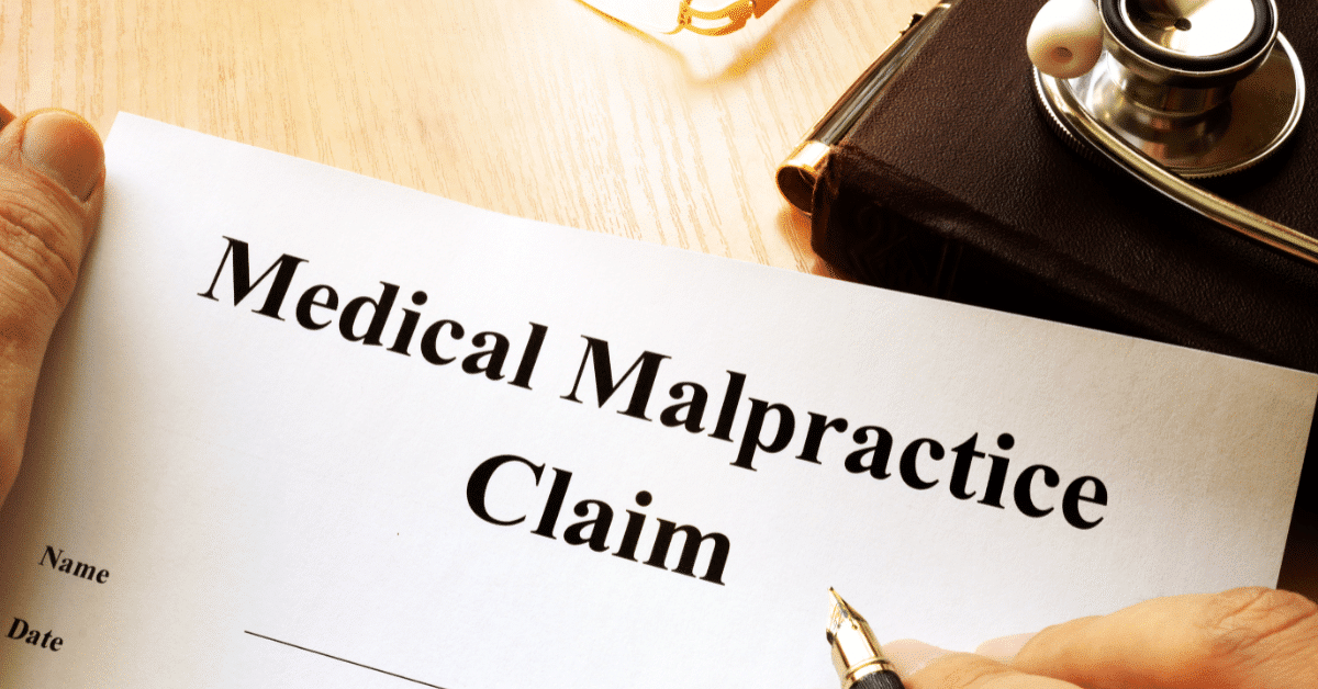 medical malpractice claim papers