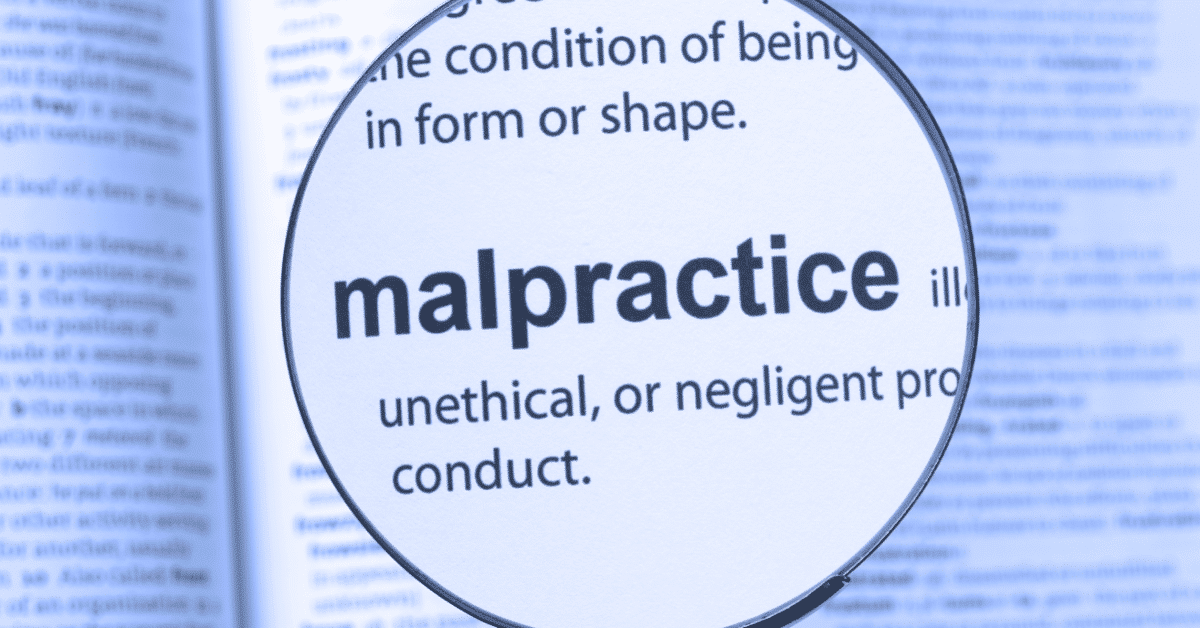 medical malpractice in dictionary