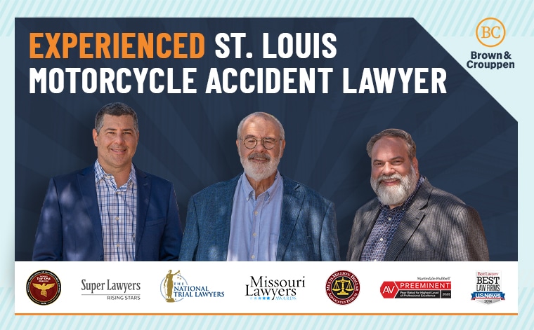 st louis motorcycle accident attorneys at brown and crouppen law firm