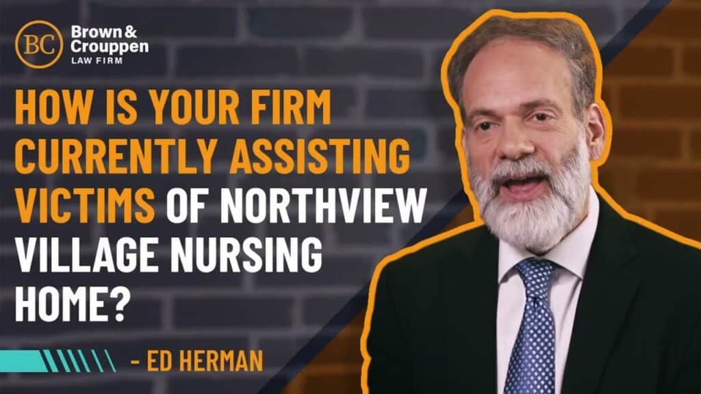 Attorney Ed Herman talking about how the firm assists victim of northview village nursing home.