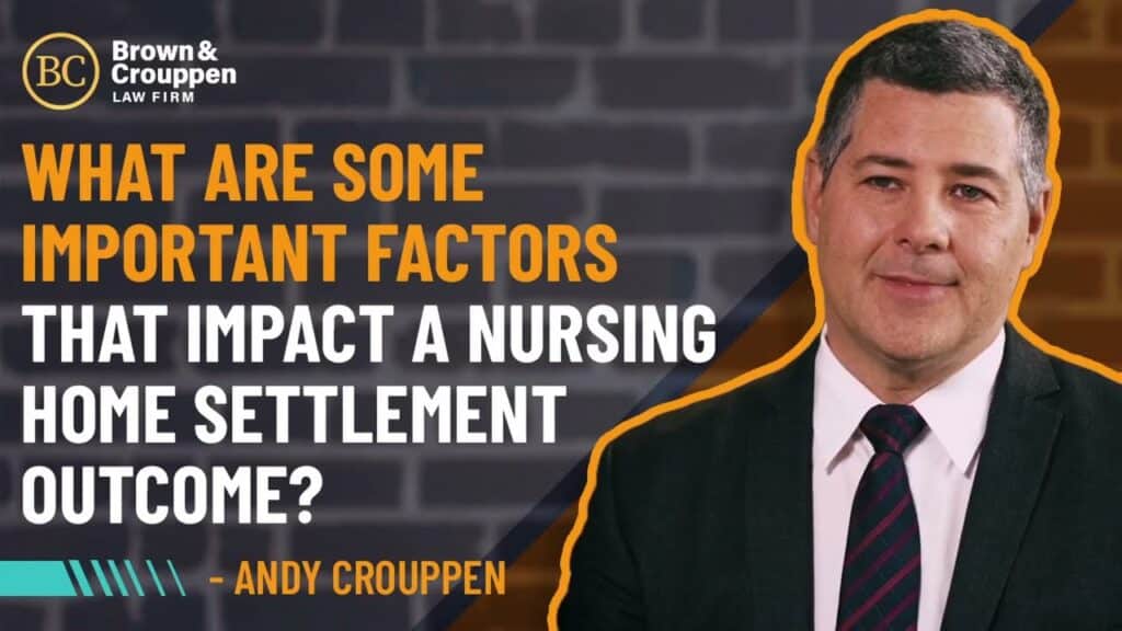 Attorney Andy Crouppen talking about the importance of a nursing home settlement
