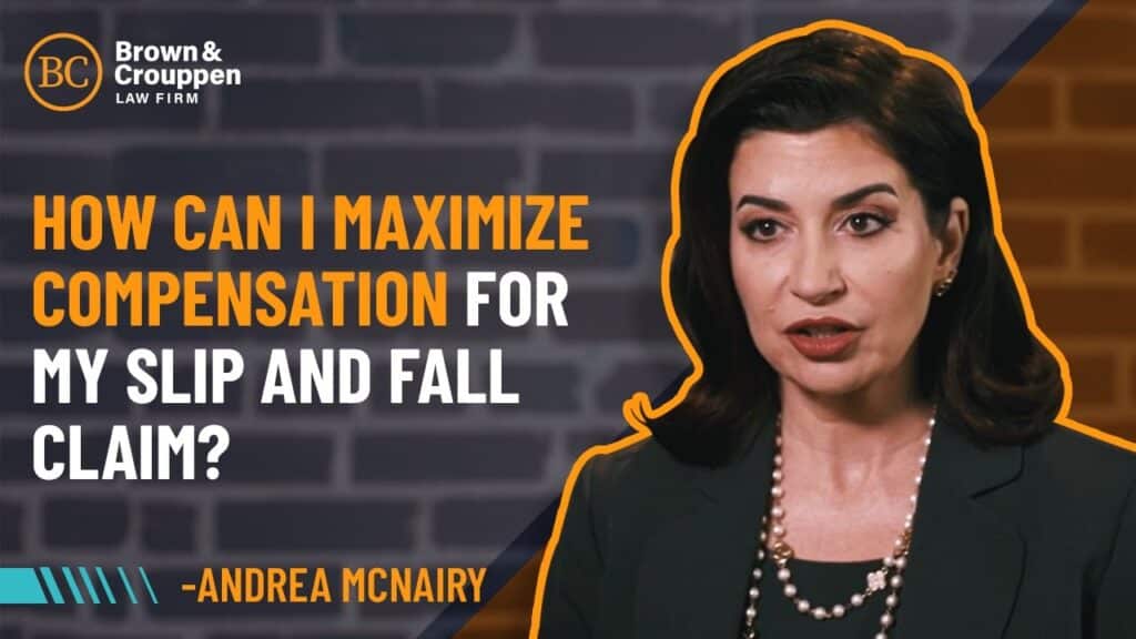 Attorney Andrea McNairy on how to maximize compensation for your slip and fall claim