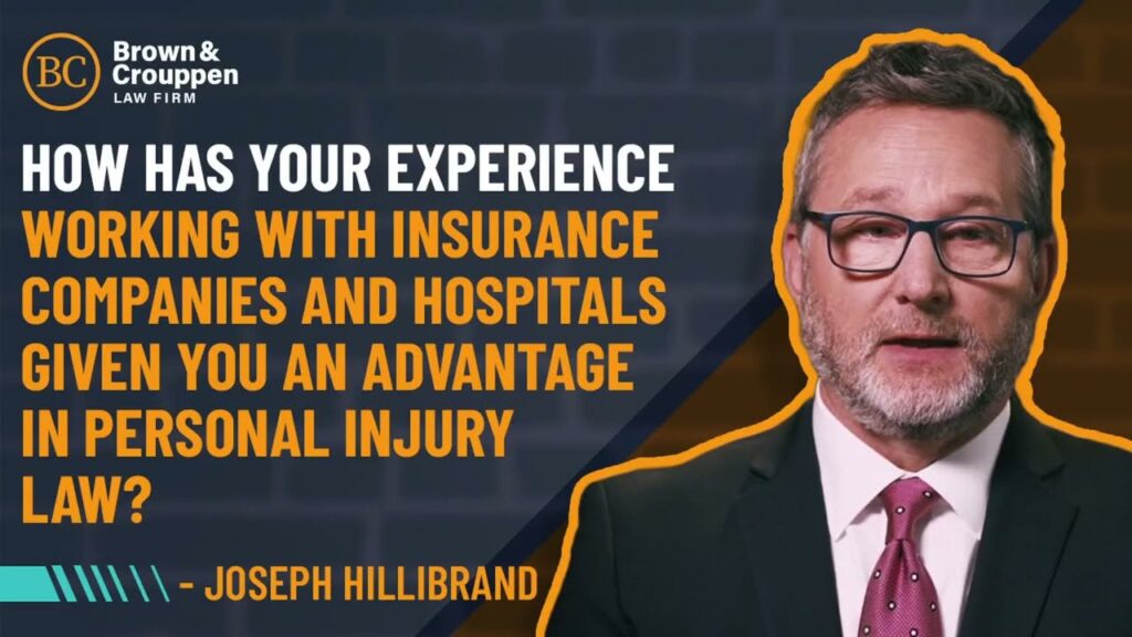 Attorney Joe Hillebrand talking about his experience working with insurance companies and hospitals