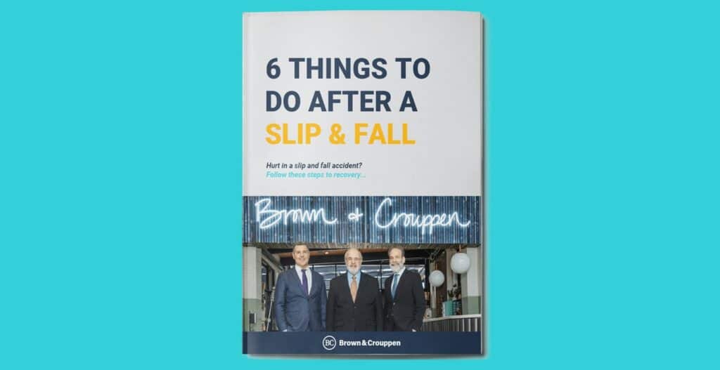 What to do after a slip and fall accident